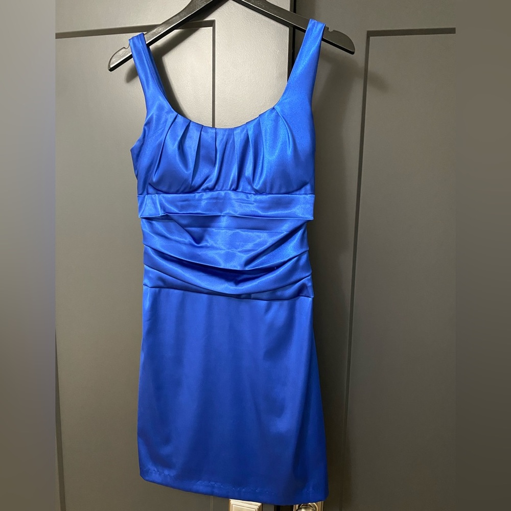 B Darlin formal cobalt blue dress